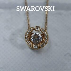 【匿名配送】SWAROVSKI スワロフスキー ネックレス ゴールド 7