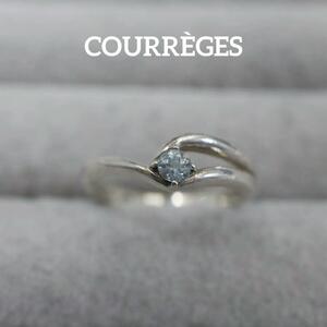 [ anonymity delivery ] Courreges ring SV950 2.1g 10 number Stone 