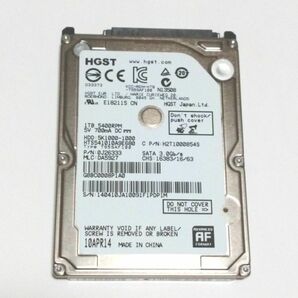 HGST HDD 1TB 2.5インチ