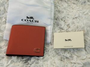 COACH コーチ 二つ折り財布 ミニ財布 CJ883 新品 136