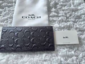 COACH コーチ 長財布 2つ折り シグネチャー F75365 新品 3