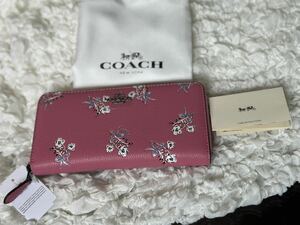 COACH コーチ 長財布 ラウンドファスナー 花柄 F28444 新品 9