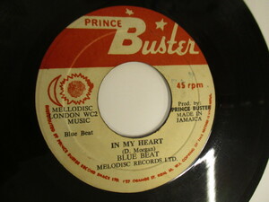 7インチ・シングル　『DERICK MORGAN / IN MY HEART』PRINCE BUSTER