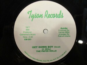 The Paper Dolls / Get Down Boy *再発US盤 (CL 4)