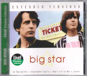 ☆BIG STAR(ビッグ・スター)/Extended Version◆93年のミズーリー大学での貴重なライヴ録音にしてパワー・ポップの超大名盤◇レア＆廃盤★