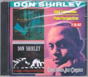 ☆DON SHIRLEY(ドン・シャーリー)/Tonal Expressions＆Piano Perspectives『55年発表の超大名盤２in１』◆世界初CD化＆激レアな未開封新品!