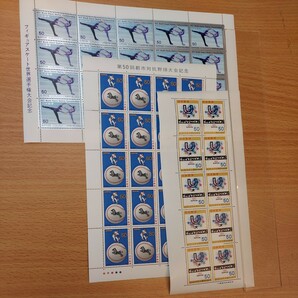 記念切手 国民体育大会、スポーツ ４１種類 全４７シート （額面１８、６４０円分） の画像10