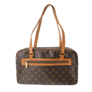 LOUIS VUITTON ルイヴィトン モノグラム シテ GM ブラウン M51181 ユニセックス モノグラムキャンバス ハンドバッグ Bランク 中古 銀蔵