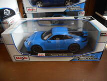 ★★1/18 Maisto マイスト ポルシェ 911 ブルー 2021 4.0 Porsche 911 GT3 992 Blue★★_画像3