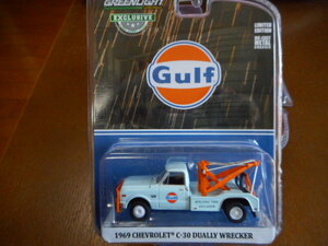 ★★1/64 グリーンライト シボレー C30 デューリー レッカー ガルフ Greenlight Chevrolet C-30 Dually Wrecker 1969 Gulf★★