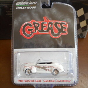 ★★1/64 グリーンライト グリース フォード デラックス グリースライトニング Greenlight Ford De Luxe Greased Lightning 1948の画像1