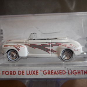 ★★1/64 グリーンライト グリース フォード デラックス グリースライトニング Greenlight Ford De Luxe Greased Lightning 1948の画像2