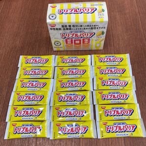 日清食品トリプルバリア18包 甘さすっきりレモン味 賞味期限2025年4月27日 機能性表示食品の画像1