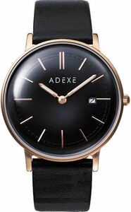 ADEXE[アデクス] 腕時計 クォーツ 2046A-06正規輸入品 黒ブラック