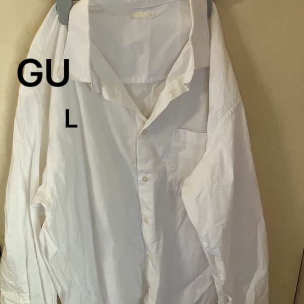 GU 長袖シャツ　オーバーサイズ