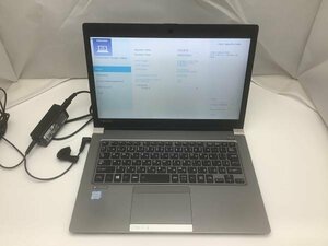 ジャンク!TOSHIBA R63/J○Core i5 8250U 1.6G 8G 256G