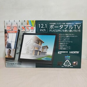 極美品 ポータブルテレビ オーバータイム 12.1インチ OT-FT121TE 地上デジタル 地デジ OVER TIME OT-FT121TE の画像1