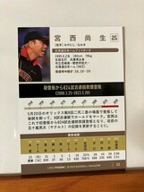 【2023 BBM FUSION】22宮西尚生（北海道日本ハムファイターズ）レギュラーカード_画像2