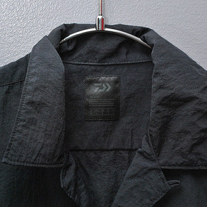 DAIWA PIER39 Tech Regular Collar Shirts S/S ダイワピア39/レギュラーカラーシャツ/半袖シャツ/ブラック/Mの画像2