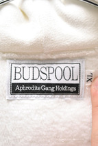 BUDSPOOL Aphrodite Gang Holdings バッズプール アフロディーテギャング 刺繍ロゴ フーディー パーカ ホワイト XL_画像6