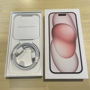 Apple iphone 15 128GB ピンク SIMフリー 美品 の画像2