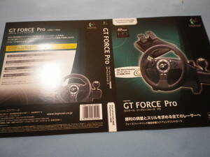 ゲームソフト・機器そのものではありません　 GT Force pro　グランツーリスモ　　ダミージャケット　　送料は別途です。