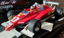 ミニチャンプス PMA 1/43 フェラーリ・126 C2 1982年 ジル.ヴィルヌーヴ MINICHAMPS FERRARI・126 C2 1982 GILLES.VILLENEUVE_画像1