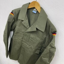 size.6【未使用/デッド】1988年製 80s ドイツ軍 MARQUARDT&SCHULZ HANNOVER 長袖 ミリタリーシャツ ジャケット イギリス軍 フランス軍 米軍_画像2