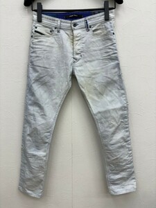 名作 ディーゼル D.N.A. TEPPHAR SLIM-CARROT 003V6 スリムキャロット ストレッチ デニムパンツ 27×30 メンズ USED加工 検(ジースターロウ