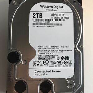 ⑤Western Digital/ウエスタンデジタル 3.5インチ SATA HDD ハードディスクWD20EURX  2TB  の画像1