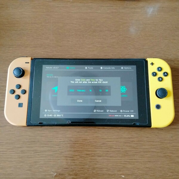 Switch本体のみ 未対策機 ポケモンカスタム