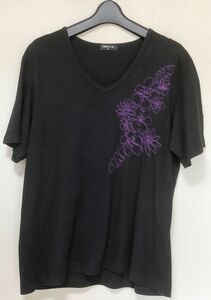 レディース★コムサイズム★半袖Tシャツ　M 黒　中古品