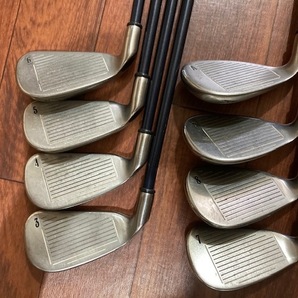 中古 Callaway/キャロウェイ steel head X-14 アイアン 3～AW 8本セット 純正カーボンR の画像5