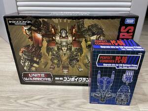 トランスフォーマー ユナイトウォリアーズ UW-05 コンボイグランドプライム パーフェクト・コンバイナー UPGRADE KITS 中古使用品