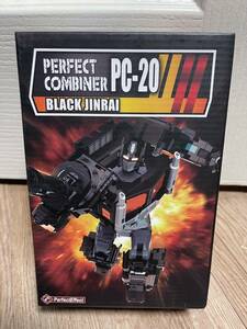 パーフェクトエフェクト TF/パーフェクト・コンバイナーPC-20 ブラックジンライ/Black Jinrai 中古使用品