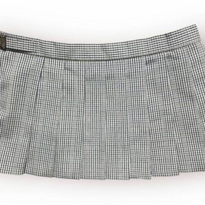 【d404】丈27制服スカート チェックプリーツ JKコスプレ衣装 マイクロミニ の画像2