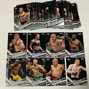 送料無料！ 初期傷注意！ TOPPS UFC CHROME 2017 レギュラーコンプ 100枚の画像1