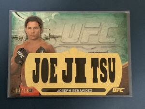 18枚限定 ジョセフ・ベナビデス グリーンパラレル格闘着カード JOE JI TSU TOPPS UFC KNOCKOUT 2014