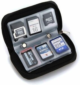 Hommy memory card Carry case - SDHC.SD card oriented - 8 page .22 slot 