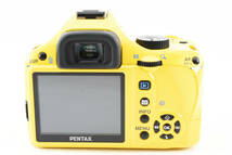 Pentax K-x Digital Camera Yellow Color ダブルレンズセット #2095372 _画像6