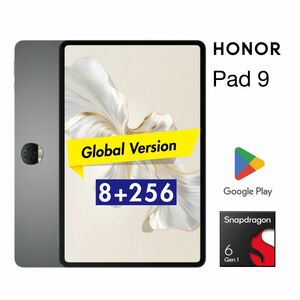 【未使用】HONER Pad 9 8G/256G WIFIモデル グレー 公式フリップケース付