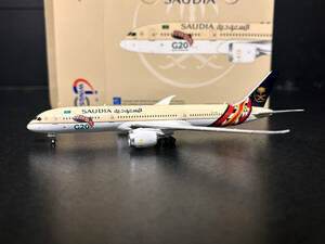 JCウィングス 1/400 サウディア 787-9 HZ-ARF G20ロゴ塗装機 JC Wings Saudia