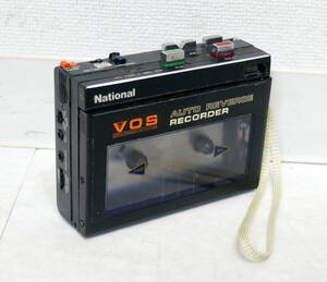▲(R604-E111)現状品 難あり National ナショナル RQ-383 ポータブルカセットプレーヤー
