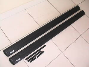 ⑱【良品】THULE スーリー★THULE WingBar Evo ウィングバーエボ th7113B/127㎝★ブラック/USED