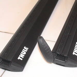 ⑱【良品】THULE スーリー★THULE WingBar Evo ウィングバーエボ th7113B/127㎝★ブラック/USEDの画像10