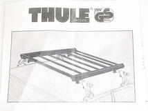 ⑰【希少】THULE スーリー★ルーフラック (th581前モデル)★ブラック/USED_画像10