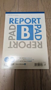 ◆KYOKUTO レポートパッド B 6mm 34行 B5 80枚 中横罫 R80B キョクトウ◆