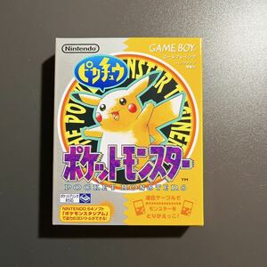 【新品未開封】ポケットモンスターピカチュウ Pokemon Pikachu new GAMEBOY ゲームボーイ Nintendo ポケモン 美品 レア