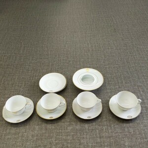 す1317 カップ&ソーサー ノリタケ ROTARY INTERNATIONAL 灰皿 テ ィーコーヒー 国際ロータリークラブ 記念品 Noritake まとめ売り 金縁