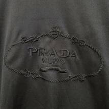 PRADA プラダ トップス tシャツ 半袖 カットソー ブラック系 レディース イタリア製【CT234】_画像4